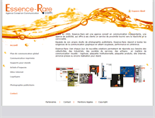 Tablet Screenshot of essence-rare.com